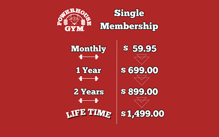 Single Membership Rates